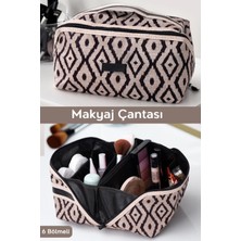 A&A Makyaj Çantası Düzenleyici Seyahat Tipi Çanta Organizer Makyaj Ürünleri Düzenleyici Organizer