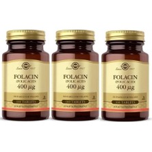 Solgar Folic Acid 400 Mcg 100 Tablet 3 Adet