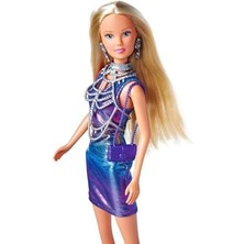 Uslucan Alışveriş 105733663, Steffi Super Glam, Özel Vücut Zinciri & Küpe Aksesuarı, Özel Işıltılı Elbise, 29CM