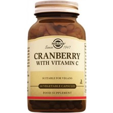 Solgar Cranberry With Extract Vitamin C 60 Kapsül Kranberi