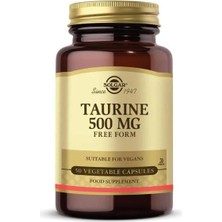 Solgar Taurine 500 Mg 50 Kapsül