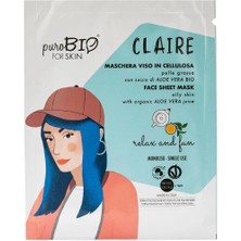 Purobio Face Sheet Mask For Oily Skin Claire Relax And Fun