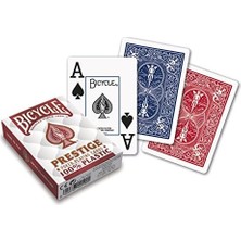 Uslucan Alışveriş ® Prestige Rider Back 100% Plastic Index Playing