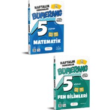 Günay Yayınları 5. Sınıf Bumerang Matematik+Fen 32 Haftalık Deneme Seti