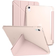 Sneezy Ipad 10.nesil 10.9 Inç 2022 Uyumlu Üçgen Katlanabilir Kalemlikli Yatay Dikey Standlı Akıllı Kılıf