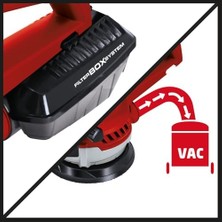 Uslucan Alışveriş Eksantrik Zımpara Te-Rs 40 E (400 W, 12.000–24.000 Dev/dak Salınım, Ø 125 mm Zımpara Diski, Aktif Toz Emiş, Filtre Kutusu) - 4462000