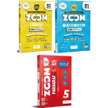 Günay Yayınları 5. Sınıf Zoom Türkçe + Matematik + Paragraf Soru Bankası