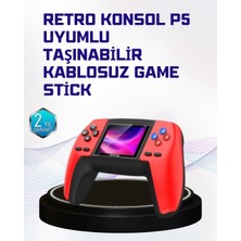 K-Yonlineticaret P5 Retro Oyun Konsolu | Ergonomik Tasarım, Taşınabilir