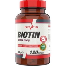 Nevfix Biotin 5000 Mcg 120 Tablet