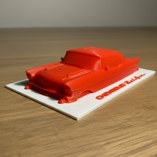 Riva Self Klasik 1957 Chevrolet Bel Air Tasarımlı 3D Dekoratif Masaüstü Objesi