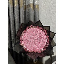 Satence Store 30'lu Solmayan Pembe Gül Buketi