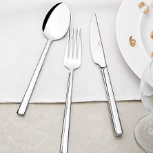 Uslucan Alışveriş Nehir Dalyan Sade 12 Kişilik 89 Parça Kutulu Çatal Kaşık Bıçak Takımı