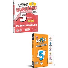 Günay Yayınları 5. Sınıf Bumerang Sosyal 32 Haftalık Deneme Seti + Fi Yayınları Define Fasikül Seti