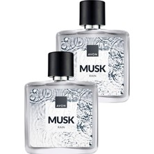 Avon Musk Rain Erkek Parfüm Edt 75 Ml. Ikili Paket