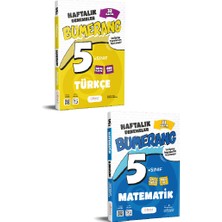 Günay Yayınları 5. Sınıf Bumerang Türkçe + Matematik 32 Haftalık Deneme Seti