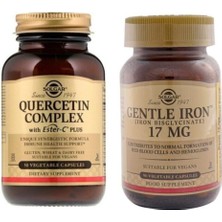 Solgar Quercetin Complex 50 Kapsül + Gentle Iron 17 Mg 90 Kapsül