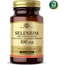 Solgar Selenium 100 Mcg 100 Tablet 3 Adet