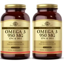 Solgar Omega-3 950 Mg 100 Kapsül 2 Adet