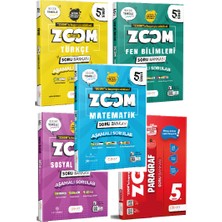 Günay Yayınları 5. Sınıf Zoom Türkçe + Matematik + Fen + Sosyal + Paragraf Soru Bankası