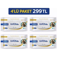 Luckido Evcil Hayvan Bakım Mendili ( Ağız Göz Kulak Pati)