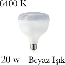 Mons Horoz Crystal 20W LED Ampul Troch Ampül 6400K 2050 Lmn Ev Ofis Depo Balıkçı Manav Açık Alan