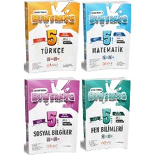 Günay Yayınları 5. Sınıf Bumerang Türkçe + Matematik + Fen + Sosyal Etkinlikli Kitap