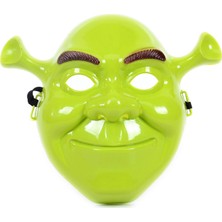 Toptan Bulurum Yeşil Shrek Maskesi 21X25 cm