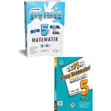 Günay Yayınları 5. Sınıf Bumerang Matematik Etkinlikli Kitap + Fi Yayınları Branş Denemesi