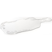 Uslucan Alışveriş Maris Melamin Beyaz Küçük Servislik 29.9X13.9X1.9 cm