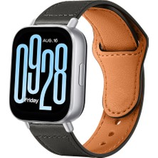 Sneezy Redmi Watch 5 Lite/active Ile Uyumlu Premium Classic Deri Görünümlü Kordon