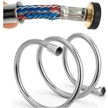 Uslucan Alışveriş Sna Paslanmaz Kırılmaz Çelik Örgülü Duş Hortumu 150 cm 120 gr Birinci Kalite Tüm Duş Başlıklarına Uyumlu
