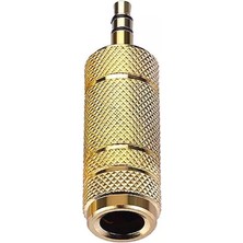 Uslucan Alışveriş Genel Altın 3.5 mm Erkek 6.3 mm Gitar Çevirici 1 Adet