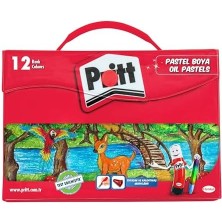 Uslucan Alışveriş 12’li Pastel Boya - Çantalı Ambalaj