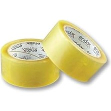 Uslucan Alışveriş 45MM x 100 Metre Hotmelt Tutkallı Koli Bandı Şeffaf Koli Bantı Ambalaj Bandı 5 Adet