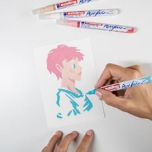 Uslucan Alışveriş 5300 Ince Uçlu Akrilik Markör ve 1800 Teknik Çizim Kalemi 5'li Manga Seti