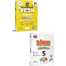 Günay Yayınları 5. Sınıf Zoom Türkçe Soru Bankası + Fi Yayınları Dikkat Paragraf Soru Bankası