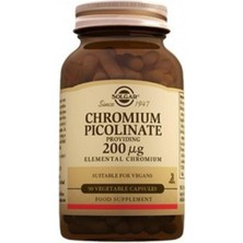 Solgar Chromium Picolinate 200 Mcg 90 Kapsül -Alliavital.com