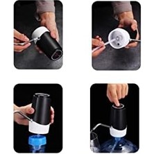 Uslucan Alışveriş Damacana Su Pompası Yeni Nesil Taşınabilir Sarjlı Otomatik LED