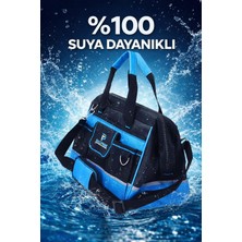 Bagprime Bagprıme Bez El Hırdavat, Alet ve Takım Çantası ( L ) Büyük Boy, Çok Amaçlı Kullanım ve El Aletleri Organizerli, Reflektörlü,omuz Taşıma Aparatlı, Ek Taban Destekli