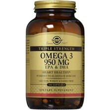 Solgar Omega-3 950 Mg 100 Soft Gel/ Kapsül