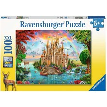 Uslucan Alışveriş 132850 100 Parçalı Puzzle Masal Şatosu