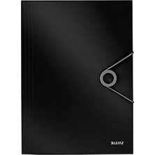 Uslucan Alışveriş Ince Lastikli Dosya, 150 Sayfa Kapasiteli, Siyah, 45631095