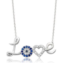 Aya Diamond Gümüş Love Bayan Kolye
