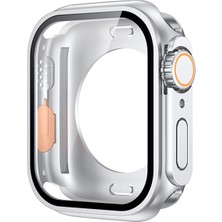 Forzacase Apple Watch 10 42MM Uyumlu Full Ekran Kasa Koruyucu ve Watch Ultra Çevirici Kılıf - FC398