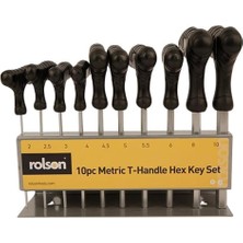 Uslucan Alışveriş 40320 10PC T-Handle Hex Key Set