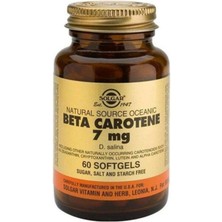 Solgar Beta Carotene 7 Mg 60 Kapsül