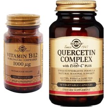 Solgar Vitamin B12 1000 Mcg 100 Kapsül Quercetin Complex 50 Kapsül
