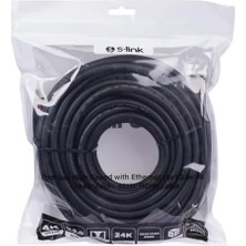 Uslucan Alışveriş SL-HDM4K15 19+1 HDMI To HDMI 15M V2.0 4K (3840 * 2160) 60Hz Kablo