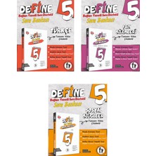 Fi Yayınları 5. Sınıf Türkçe + Fen + Sosyal Define Soru Bankası Seti