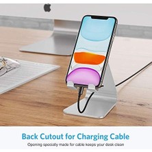 Uslucan Alışveriş Ht-50 Alüminyum Telefon Standı Tutucu Aşağı Yukarı Hareketli ile Uyumlu Galaxy